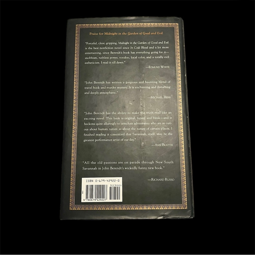 Signed Midnight in the Garden of Good and Evil ~ Vintage Hardback Nonfiction - Picture 3 of 16